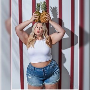 TORRID VINTAGE STRETCH MEDIUM WASH Size 22